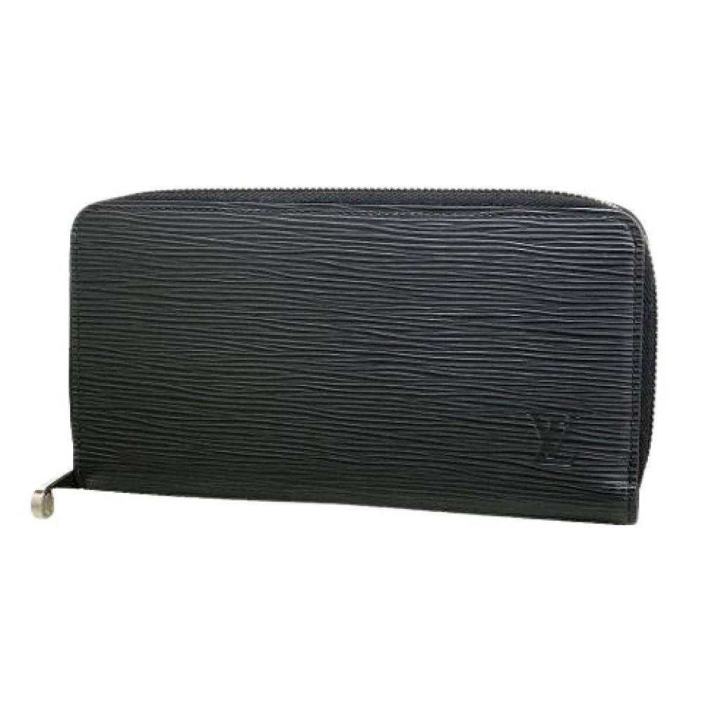 Louis Vuitton Vintage Pre-owned Lang pung (Bifold) - Vintage - unisex - Sort - ONE SIZE - Læder