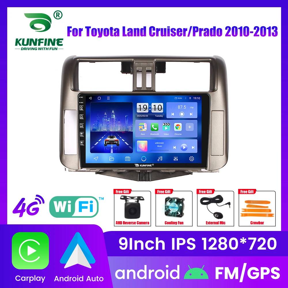 Android Car Radio For Toyota Land cruiser Prado 2010-2013 GPS Navigation Video Player Multimedia Carplay Android Auto Car Stereo