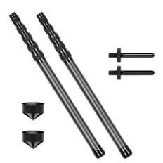 2er Set Kohlefaser Zeltstange Teleskop 56.5-240cm Verstellbares Teleskopstange Kohlefaser für Zelte Tarp,Ultraleichte Ultrastarke Zeltstange Tarp Stangen für Camping