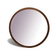 Wood Zone WZ.41 - Rundt spejl - Ø90 cm - Røget eg