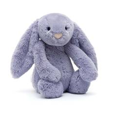 Jellycat Bashful Viola Kanin, Gave til Piger Drenge Børn Kvinder, 36 cm Lilla