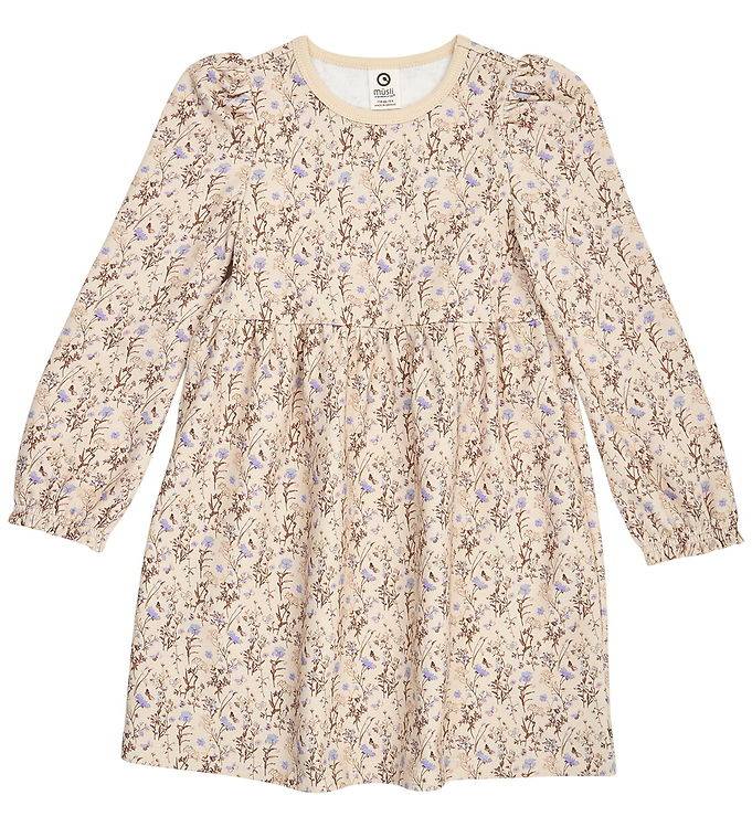 Müsli Klänning - Blåklint - Oak/Valnöt/Mauve - Müsli - 7 år (122) - Klänning