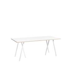 HAY - Loop Stand Table - White - 180 x 87,5 cm - Matbord - Leif Jørgensen - Vit - Metall/Trä