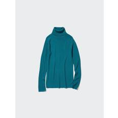 Uniqlo - Merino Ribbed Turtleneck Jumper - Green
