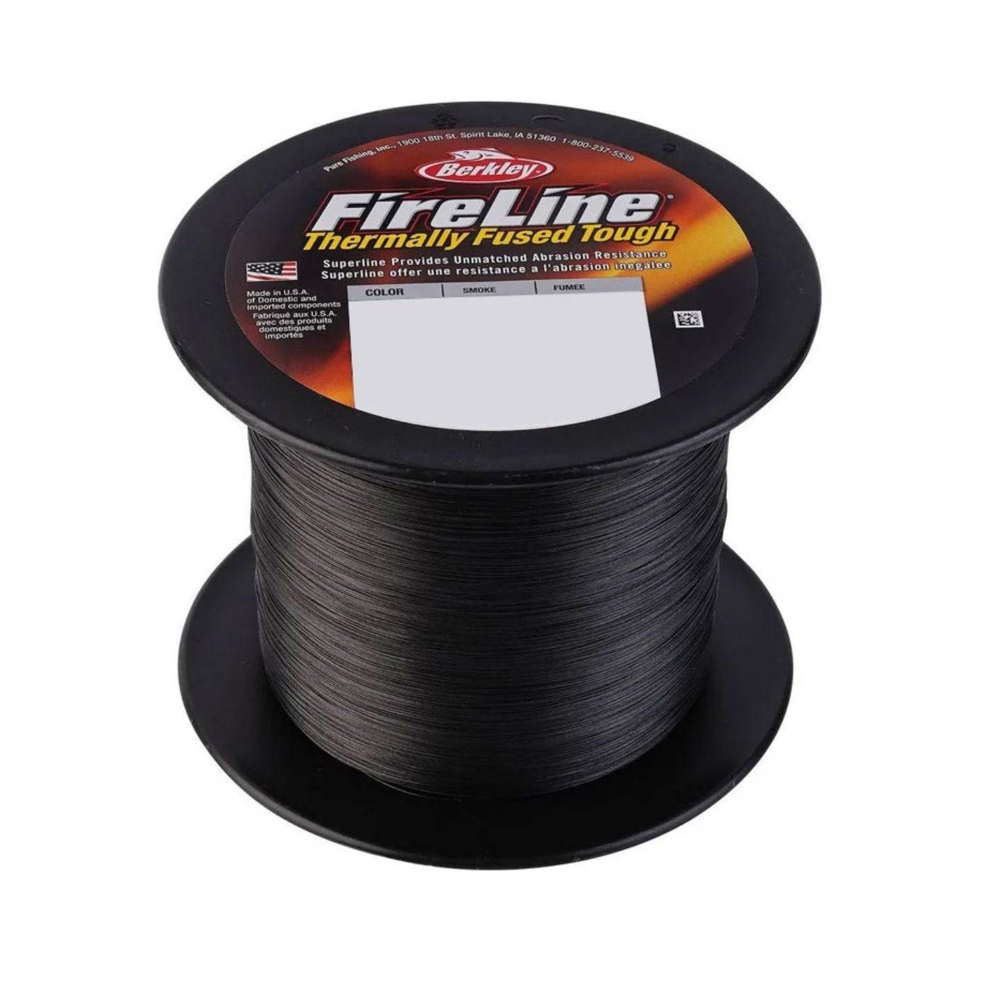Påspoling af 100M Berkley Fireline fletline Ved Hjulkøb - ⬛ Berkley Fireline Sort 0,32mm 24,6kg.
