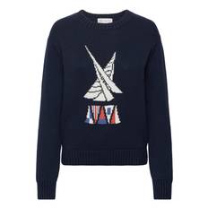 Helly Hansen W Newport Sweater Marinblå