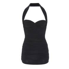 Norma Kamali Bill Mio ruched swimsuit - black - XS