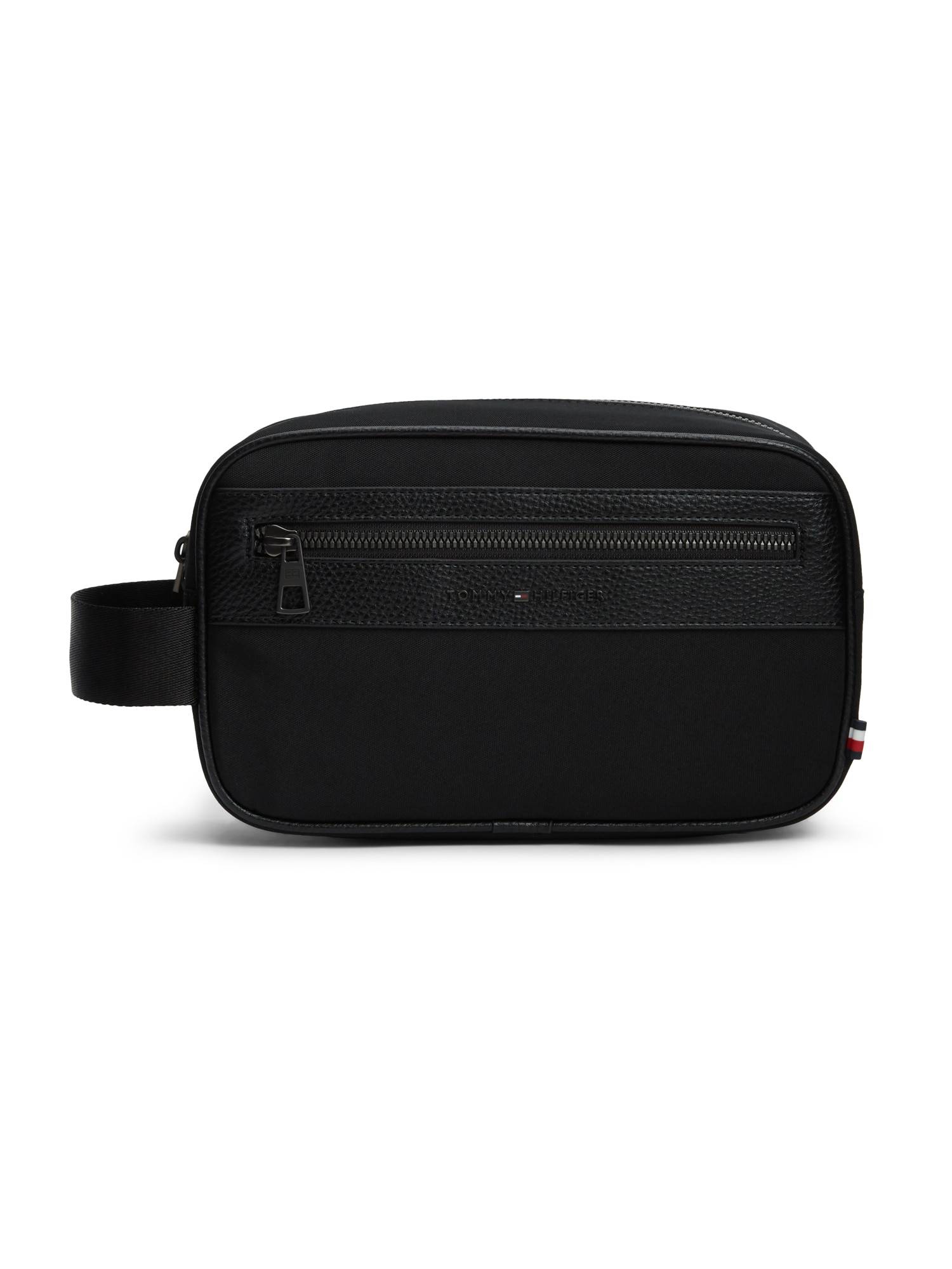 TOMMY HILFIGER Toilettaske 'Logo Mixed Texture'  sort