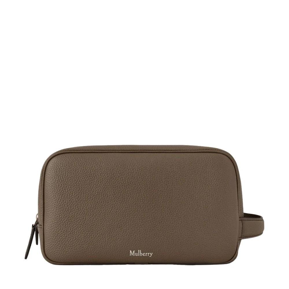 Mulberry Heritage Wash Case - Tasker - Herre - Brun - ONE SIZE - Læder