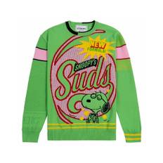 Iceberg, Strik, Herre, Grøn, L, Bomuld, Snoopy Dame T-shirt