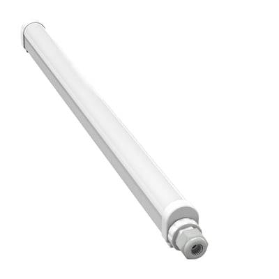 60cm 18W armatur, gennemfortrådet, IP65, 3000K - Ikke dæmpbar