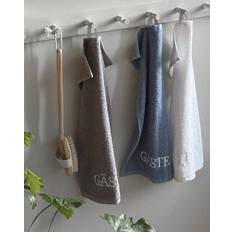 Gästhanddukar med broderad text 3-pack