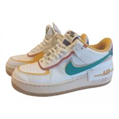 Nike Air Force 1 leather trainers