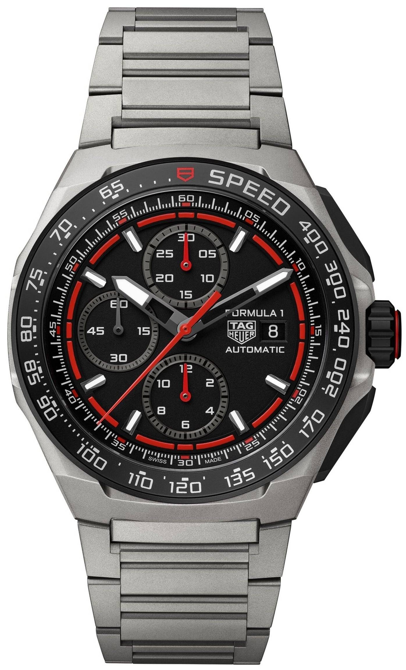 TAG Heuer Herreur CBZ2082.BF0009 Formula 1 Sort/Titanium Ø44 mm