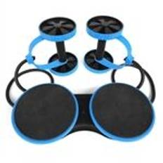 Double Ab Roller Wheel Set Abdominal Wheel Roller Muscle Trainer Home Exercise Fitness Equipment