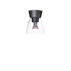 Belid Bizzo plafond oxidgrå/klart glas