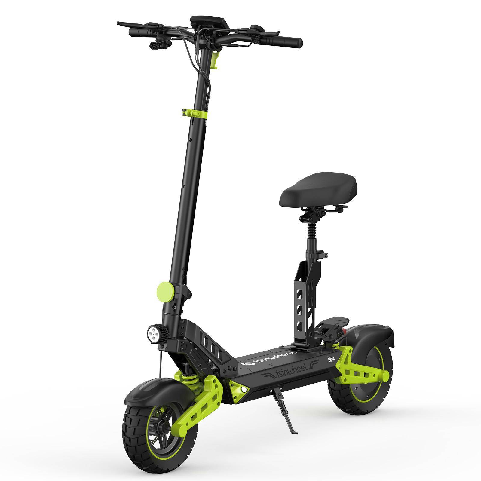 ISINWHEEL D2 PLUS Hopfällbar Elsparkcykel Vuxna 1000W Högeffektsmotor 48V20AH Batteri Maxbelastning 150KG Portabel Högpresterande Elsparkcykel Stadspendling svart
