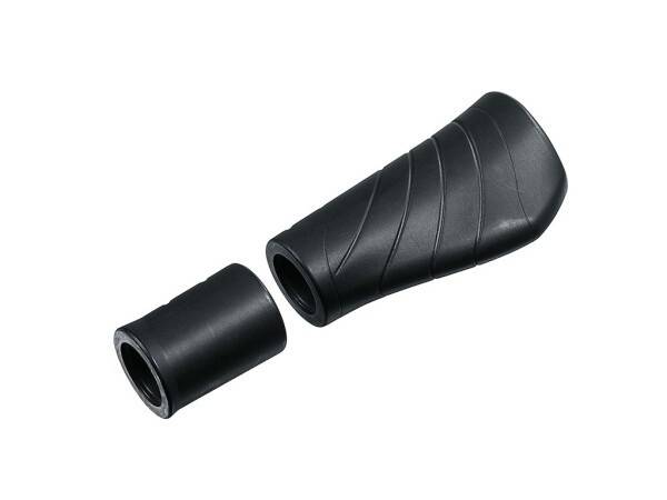 Ergotec Reno handtag set 92/92 mm Ø22,2 mm svart