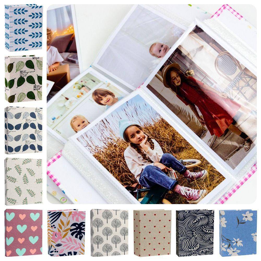4x6 Foton Fotoalbum 100 Fickor Infällbara Fotoalbum Litet Scrapbookalbum Barns Utveckling