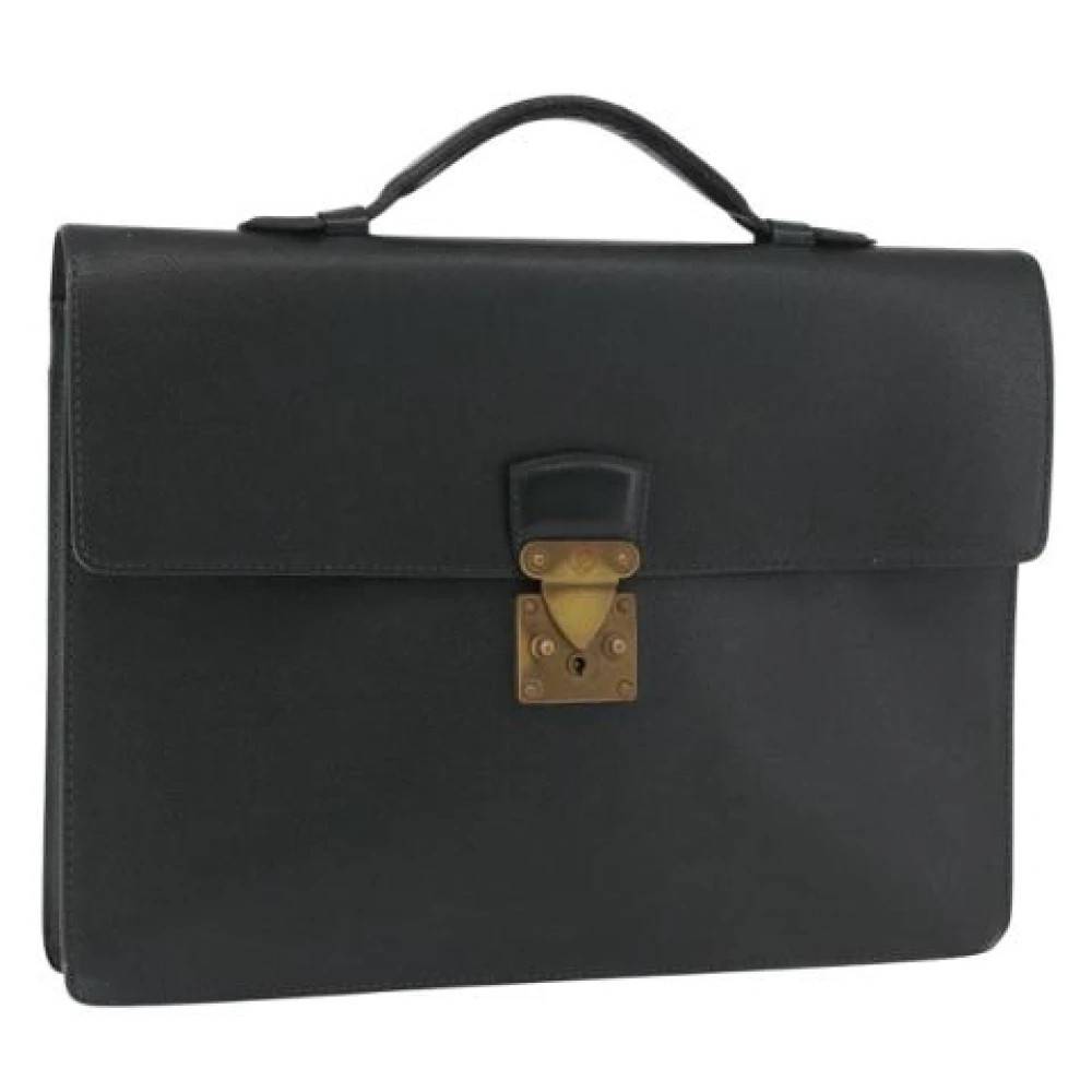 Louis Vuitton Vintage Pre-owned Business Taske - Vintage - Dame - Sort - ONE SIZE - Læder