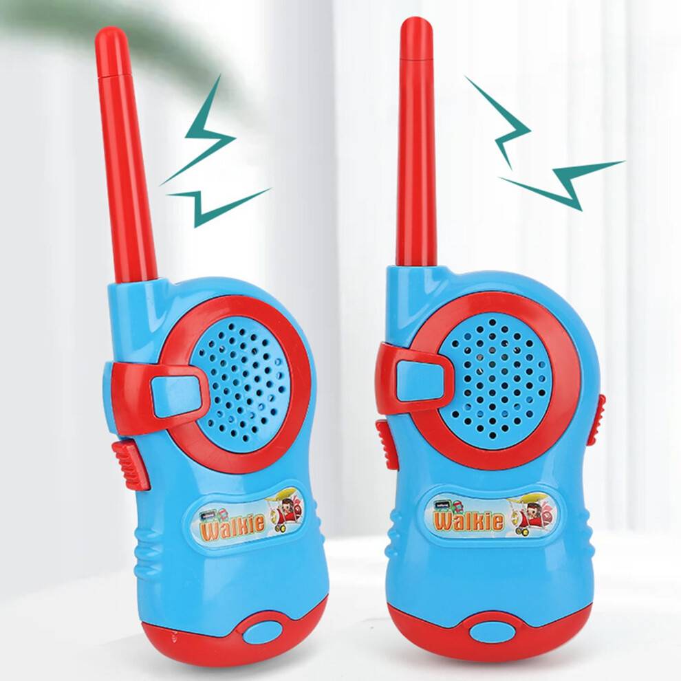 Walkie-talkies til børn og voksne, lang rækkevidde 2-vejs radio genopladelig, campinglegetøj julegave til børn 3-12 år, 2-pak
