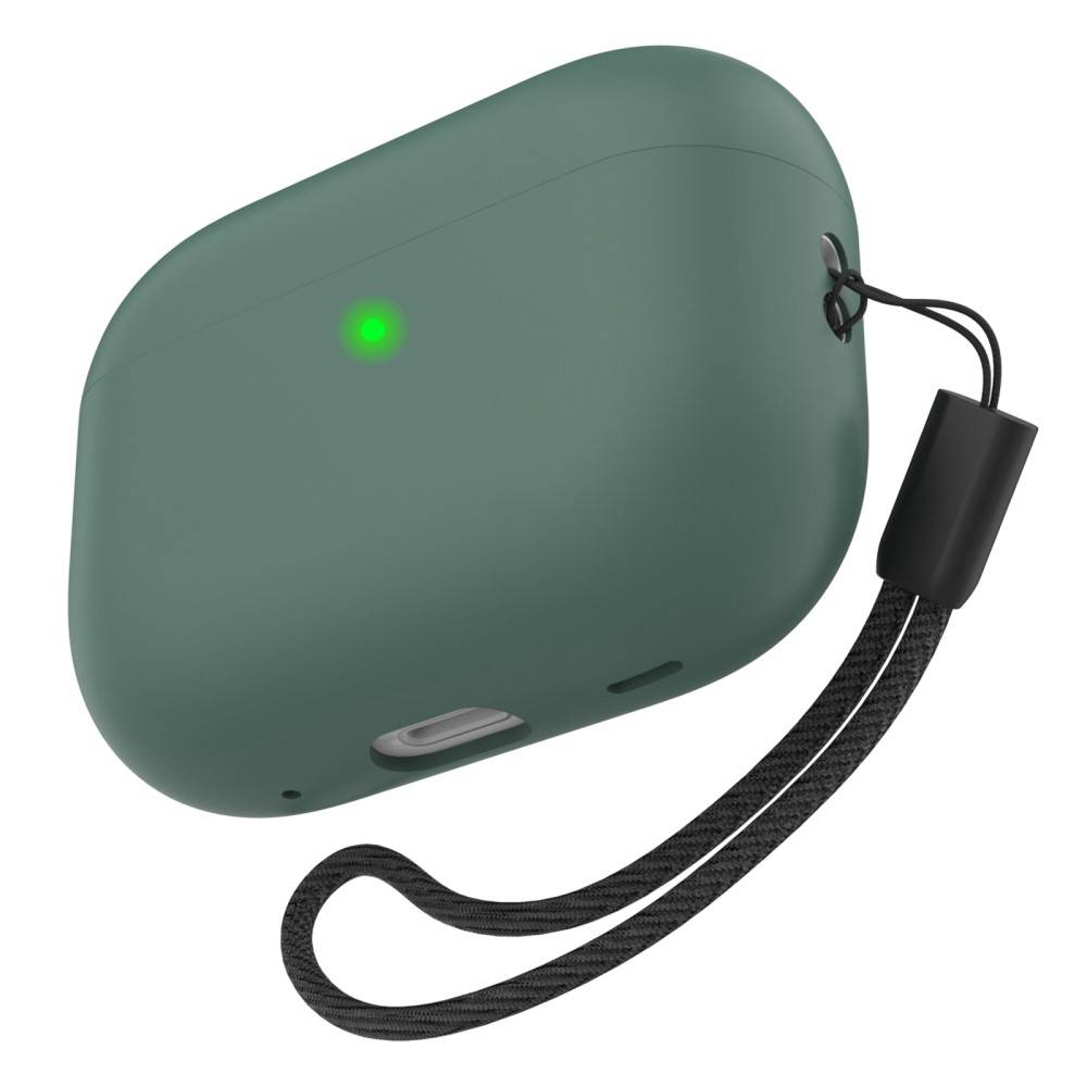 Ahastyle Silikon Handstrap Skal Apple AirPods Pro 2 grön
