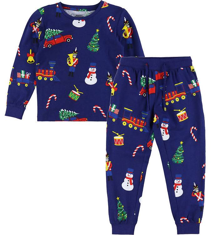 Jule-Sweaters Nattøj - 2-Delt - Christmas Toys - Jule-Sweater - 1-2 år (80-92) - Nattøj 2-delt