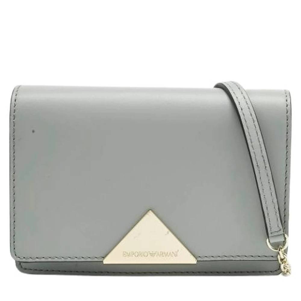 Armani Pre-owned Pre-owned Astrid Bag - Vintage - Dame - Grå - ONE SIZE - Uld