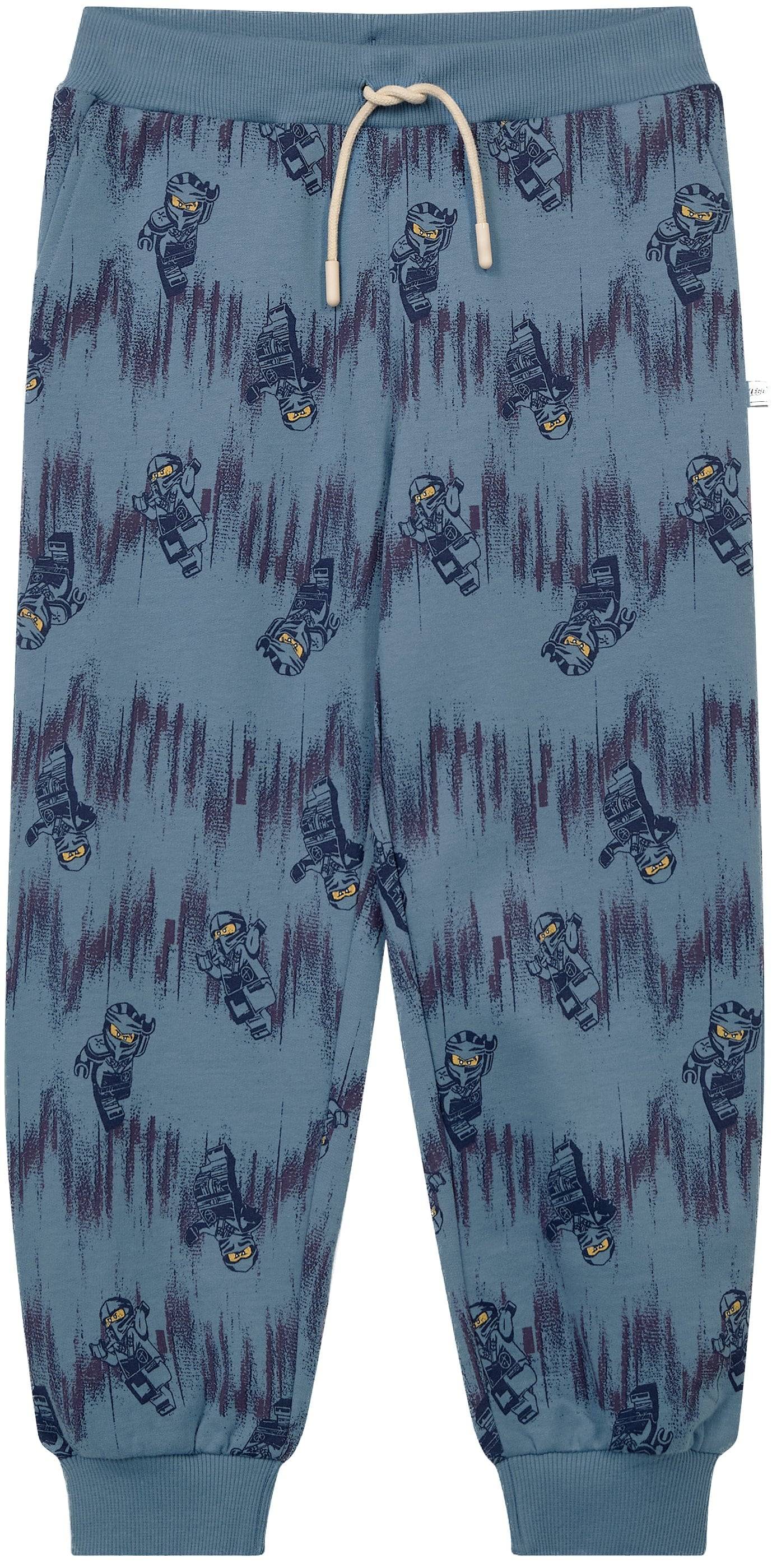 LEGO kidswear/LEGO børnetøj Lwpino 705 Sweatpants Str 140 cm - Dusty Blue Bukser hos Magasin.