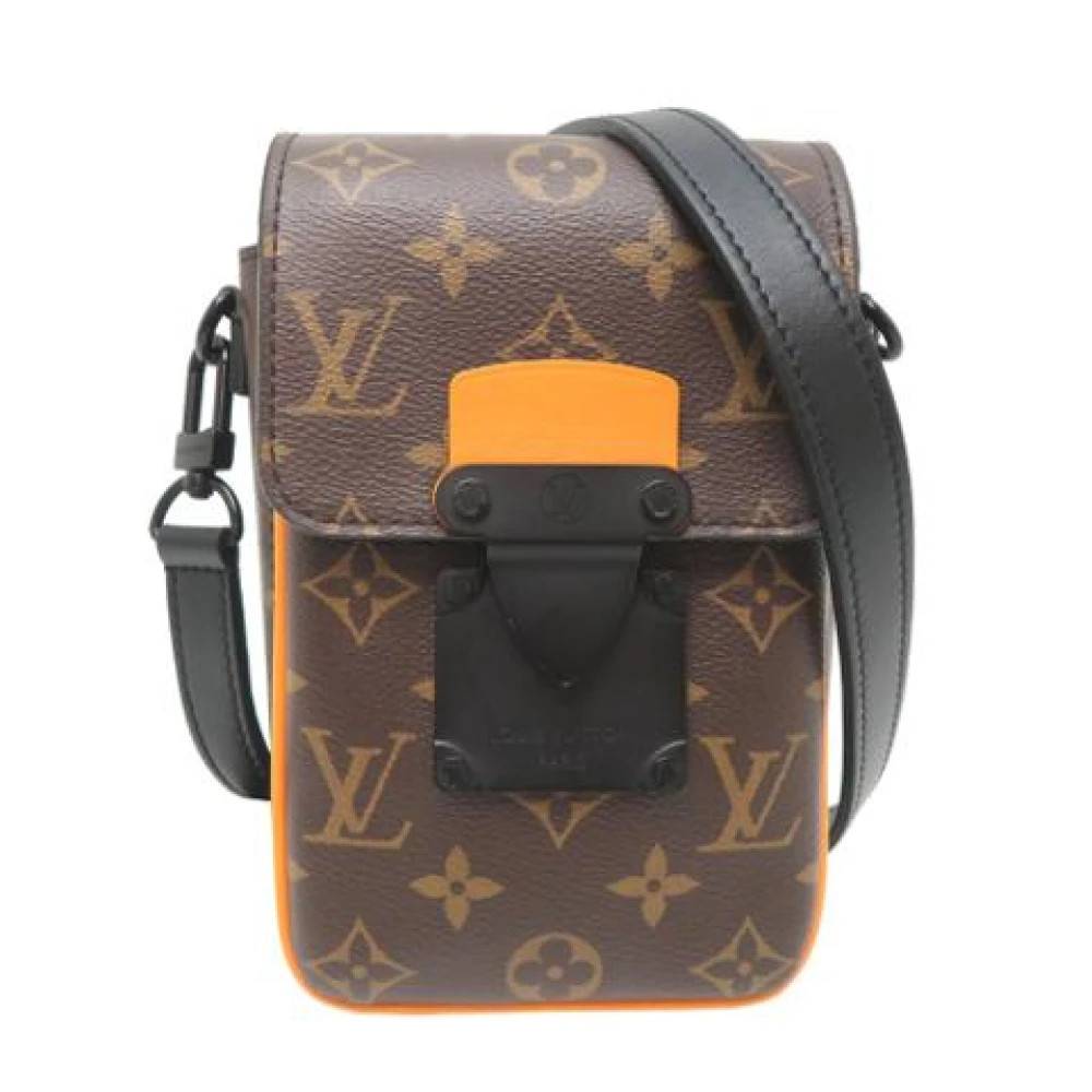 Louis Vuitton Vintage Pre-owned Skuldertaske - Vintage - Herre - Brun - ONE SIZE - Uld