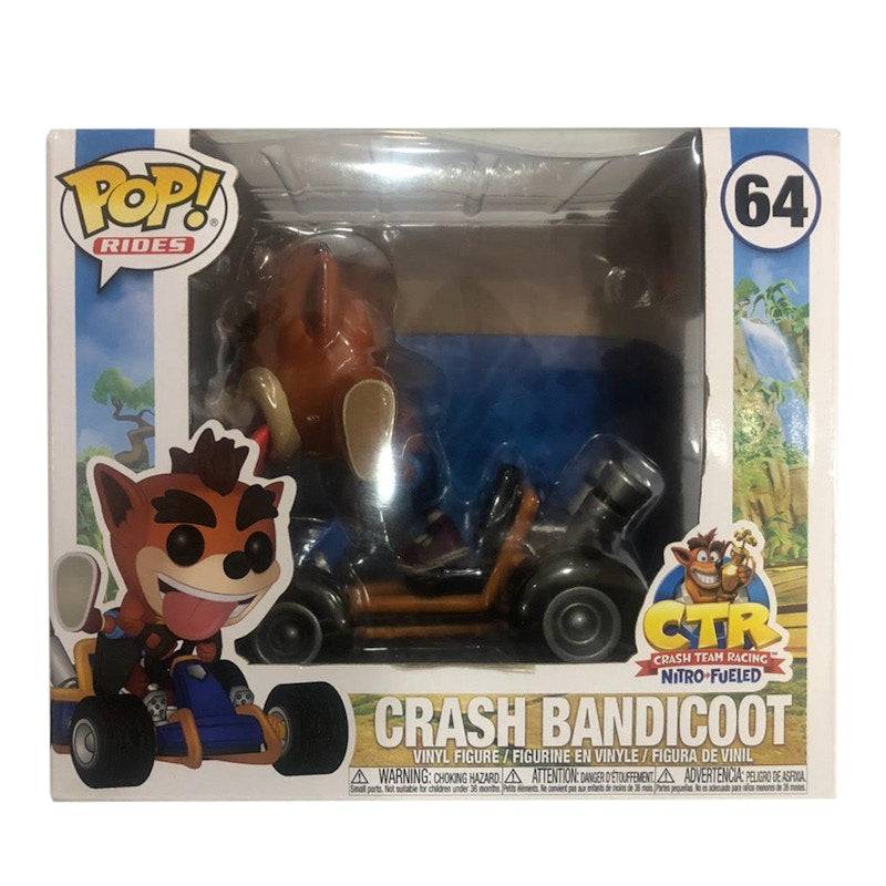 Funko Pop! Rides Crash Team Racing Nitro-Fueled Crash Banicoot Figure #64