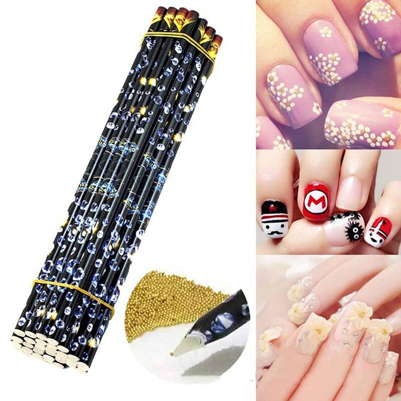 Nail Art Pen med Strass