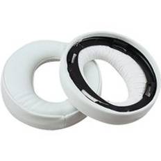 Öronplatta i konstläder 1 par öronkuddar öronskydd för sony ps3 för ps4 7.1 trådlöst headset för cechya -0083 för sony ps3 för ps4 - Vit