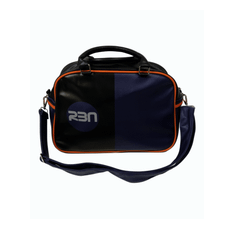 RBNS RETRO SPORTSTASKE BLÅ - One Size / Blå/Orange / 100% polyurethane ( Syntetisk læder )