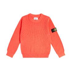 Stone Island Junior Compass cotton jersey sweatshirt - orange - Y 14