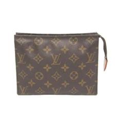 Louis Vuitton Vintage, Pre-owned, unisex, Brun, ONE SIZE, Tyl, Pre-owned Canvas clutches