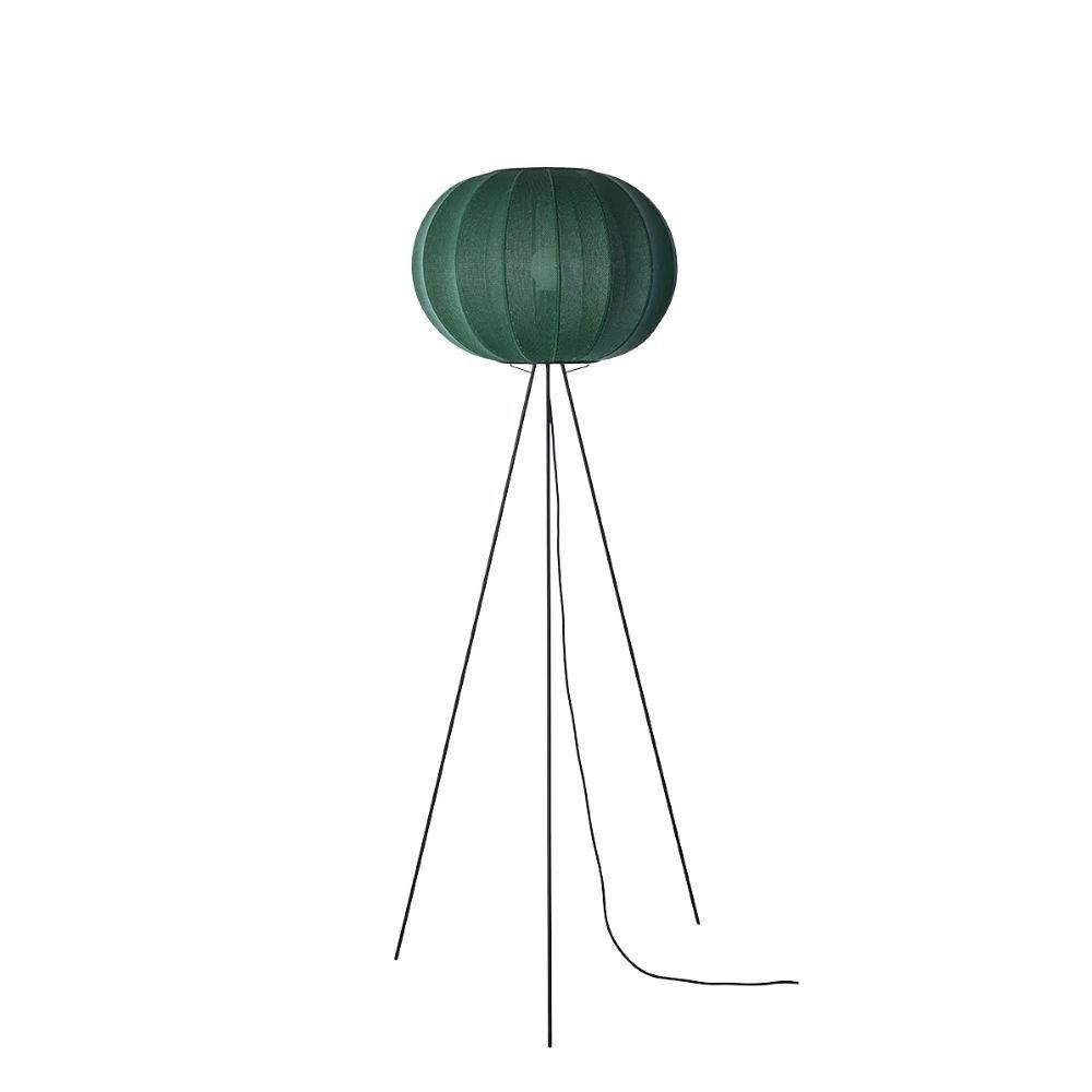 Made By Hand Knit-Wit Floor High Gulvlampe  Tweed Green Ø45 cm