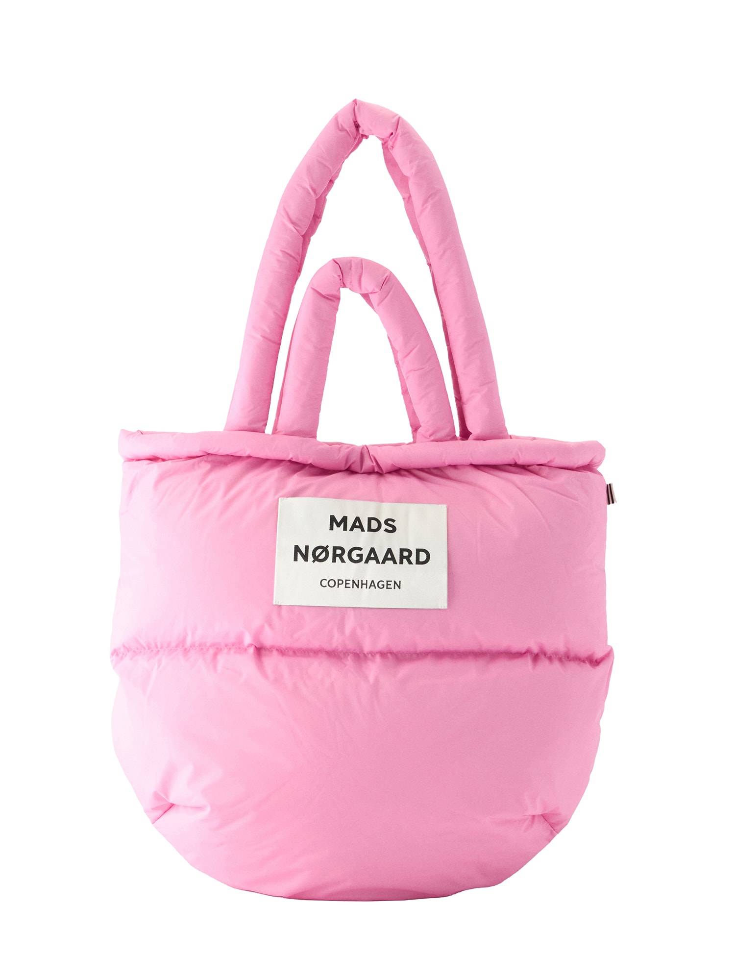 MADS NORGAARD COPENHAGEN Shopper  pink / hvid