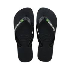 Havaianas Brasil Logo Black / Black