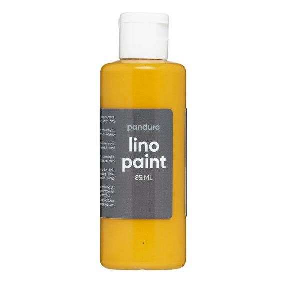 Panduro Lino Paint linoleumfärg – 85 ml ockra - Gul.