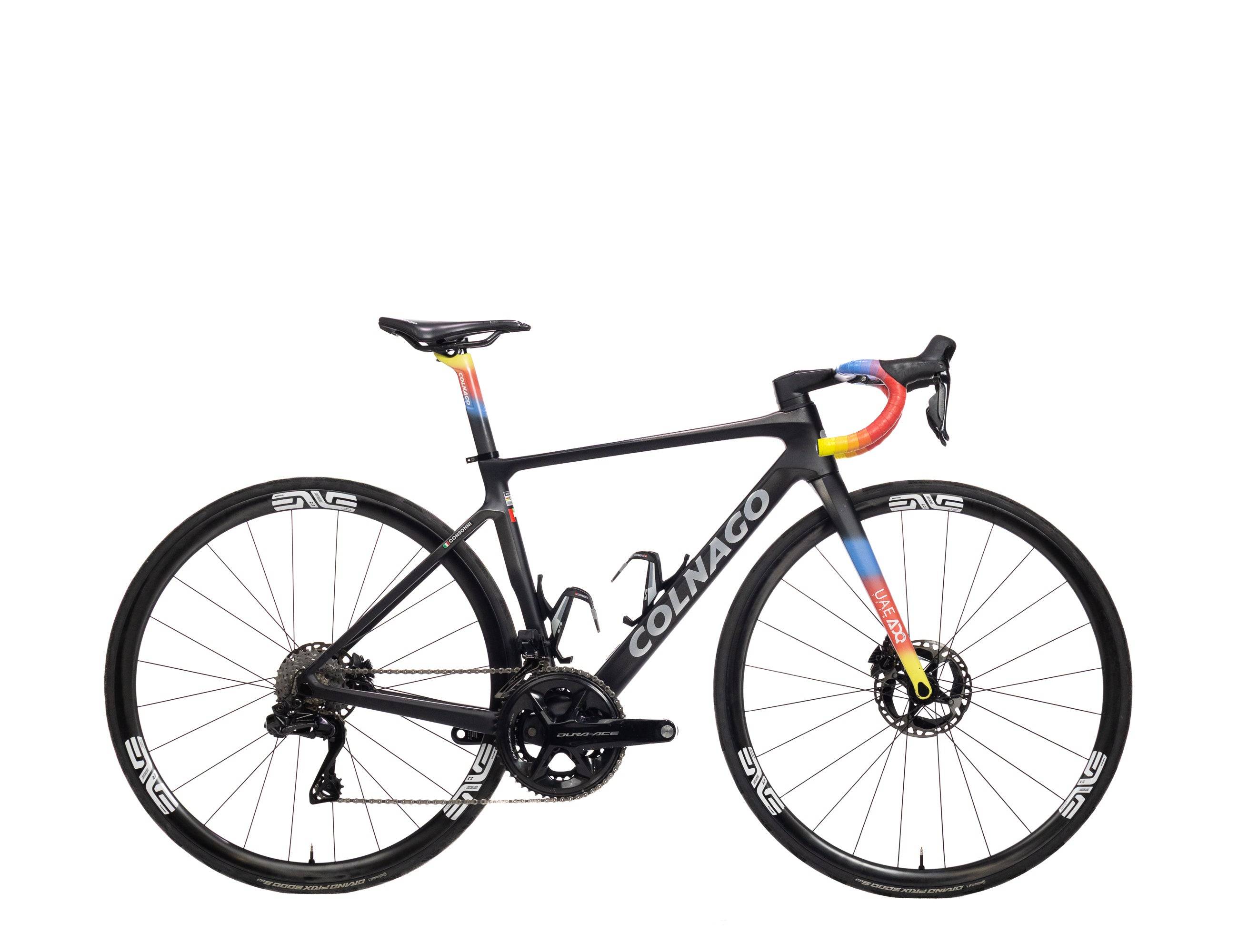 Colnago V4RS 2024 C. Consonni size 455 UAE Team ADQ Shimano Dura-Ace Di2 2x12sp - Bikeroom / 455 / uae team adq (455)