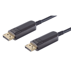 Aktiv (AOC) Optisk Displayport hybridkabel - 8K - 60Hz - 20 m