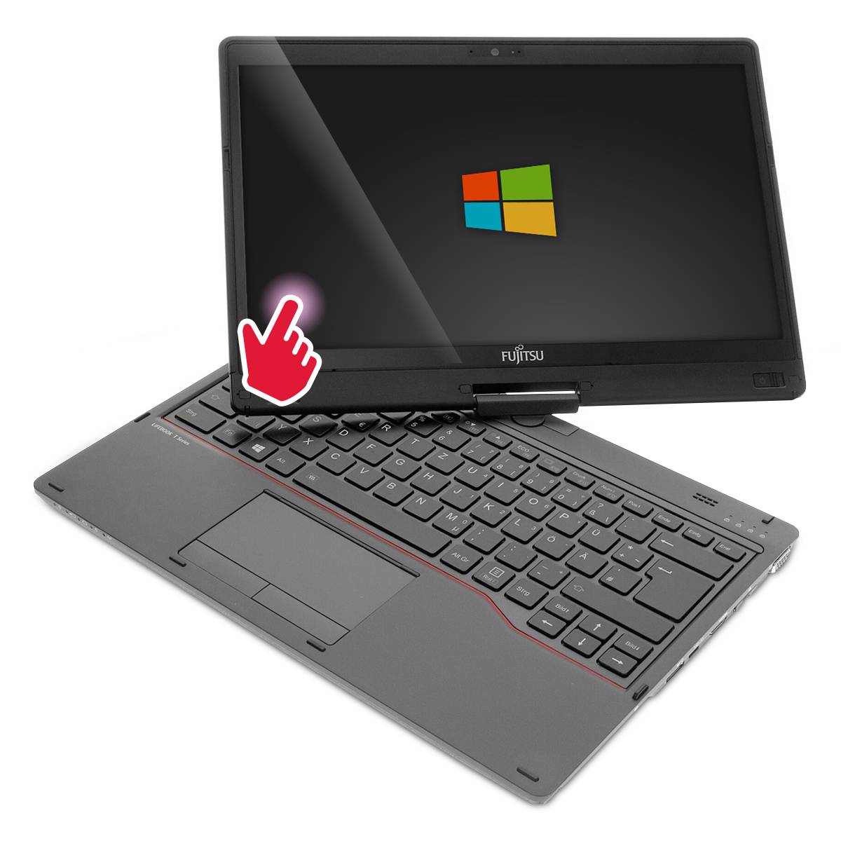 Fujitsu LifeBook T938 13,3 Zoll Full HD 2-in-1 Laptop - Intel Core i5-8250U (8.Gen) bis 4x 3,4 GHzmit Windows 11 Proinkl. Norton 360