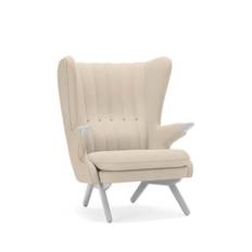 Skipper Furniture Bamse lænestol - Massiv eg - Hallingdal 0100
