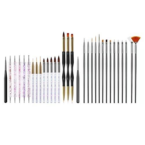 31st Nail Art Liner Borstar Set Gel Polish Nail Art Design Penna Nagelprickning Ritning Målning Penna för Salong Hem