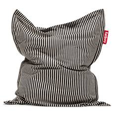 Original Slim Terry sækkestol fra Fatboy Black creme - Jacobsen Plus