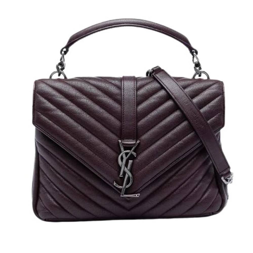 Yves Saint Laurent Vintage Pre-owned Laeder hndtasker - Vintage - Dame - Rød - ONE SIZE -
