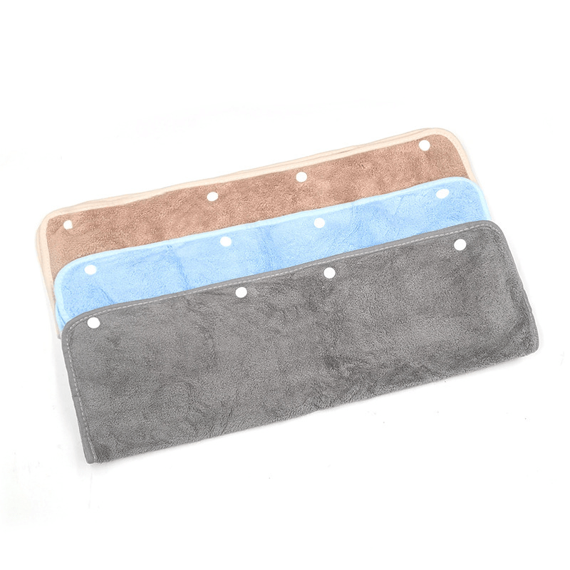 TEMU 3pcs Floor Scraper Mop With Cover Cloth, Coral Velvet Floor Cleaning Cloth, Mop Absorbent Cover, Dust Removal With 1 Mop, Thickened Without Shedding, Easy To Clean And Machine Washable