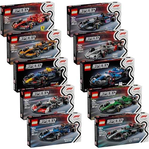 Lego Speed Champions F1 komplett kit - Formel 1 Lego 10, för barn från 18 år, Champions Speed F1 2025