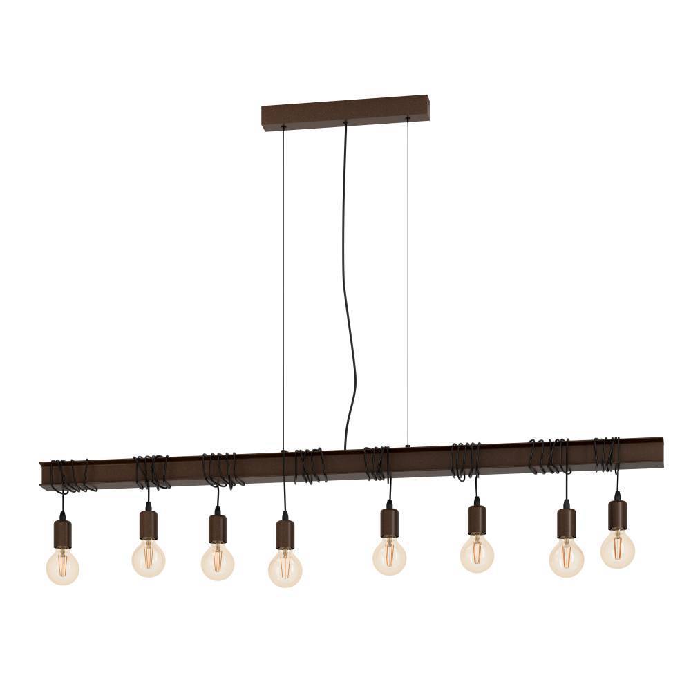 Eglo - Townshend 150cm - Taklampa - Brun